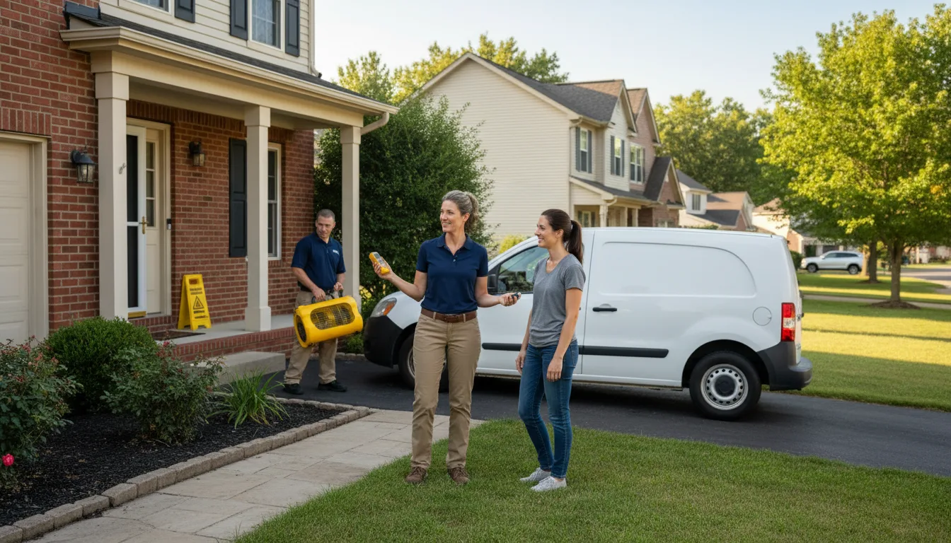 Residential water damage restoration in Shiloh, NJ